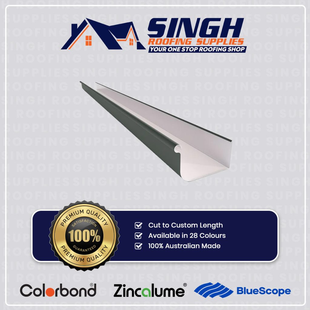 Quad Slottrd Gutter Quad Gutter Slotted Stock 6m | Colorbond & Zincalume