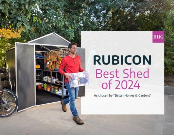 Rubicon Garden Shed - Dark Grey Polycarbonate Panels - Image 5