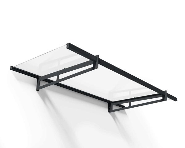 Bremen Door Awning - Aluminium Frame With Clear Acryl Panel
