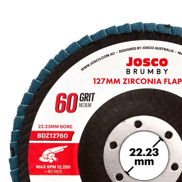 Flap Disc 127 × 22 60 G ZIRCONIA - Image 3