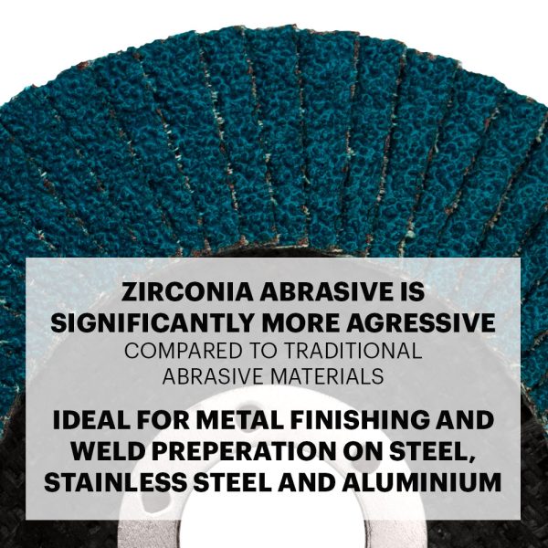 Flap Disc 127 × 22 80 G ZIRCONIA - Image 4