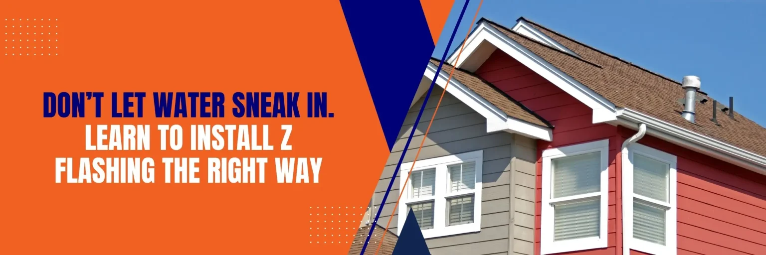 How To Install Z Flashing on T1-11 Sliding 