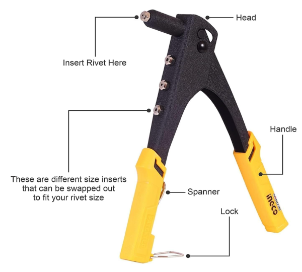 Ingco- 10.5" Hand riveter
