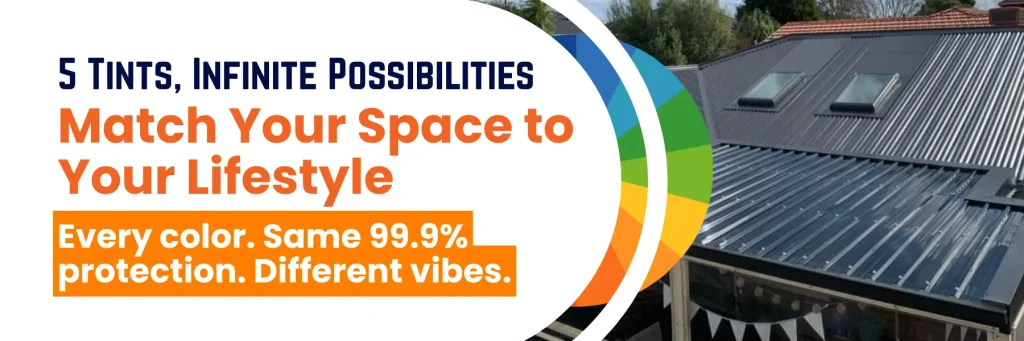 Different color tints same protection