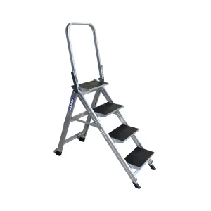 Bailey Stairway Ladder 4 Step with Safety Rail 150kg Ind