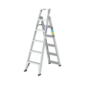 Bailey Trade Lyte 150kg Aluminium Dual Purpose Ladder 1.8m/3.2m (6 Step)