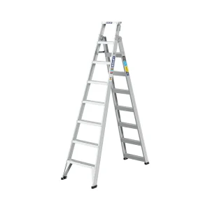 Bailey Trade Lyte 150kg Aluminium Dual Purpose Ladder 2.4m/4.4m (8 Step)