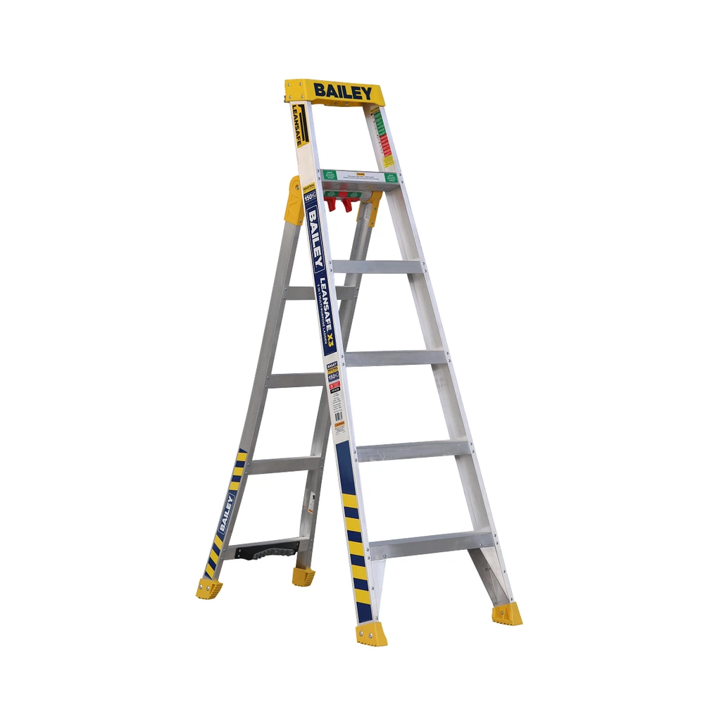 Bailey X3 Leansafe 150kg Aluminium 3 in 1 Ladder 1.8m (6 Step)