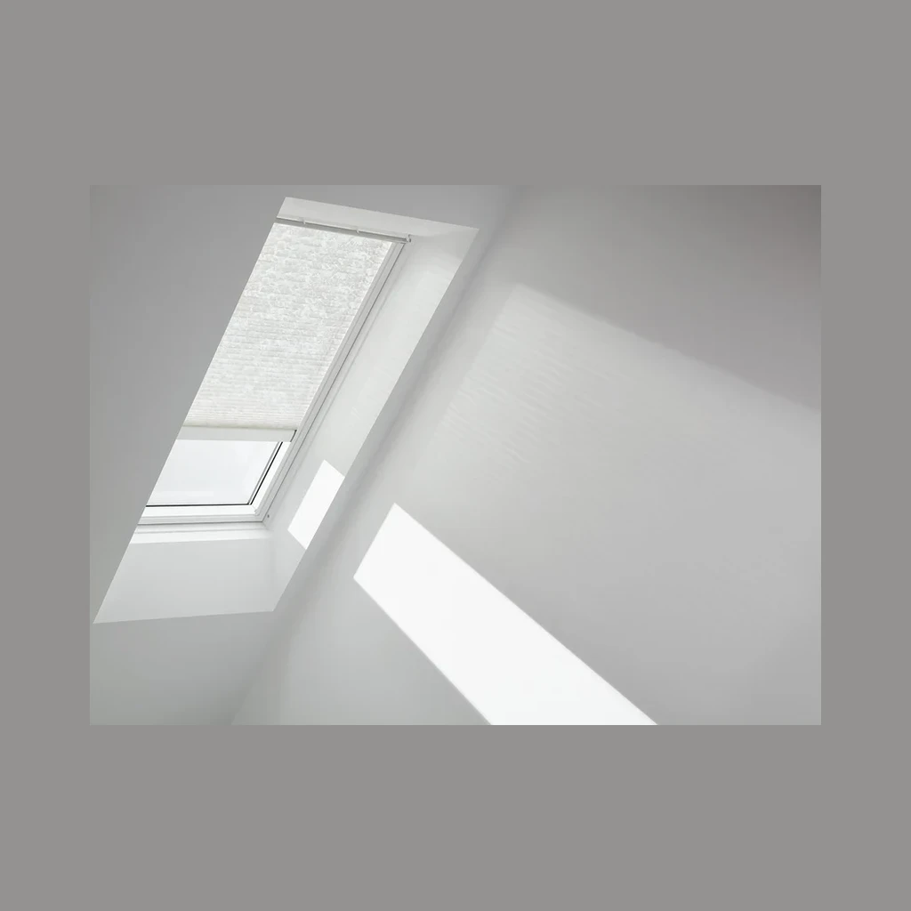 VELUX pleated translucent skylight blind