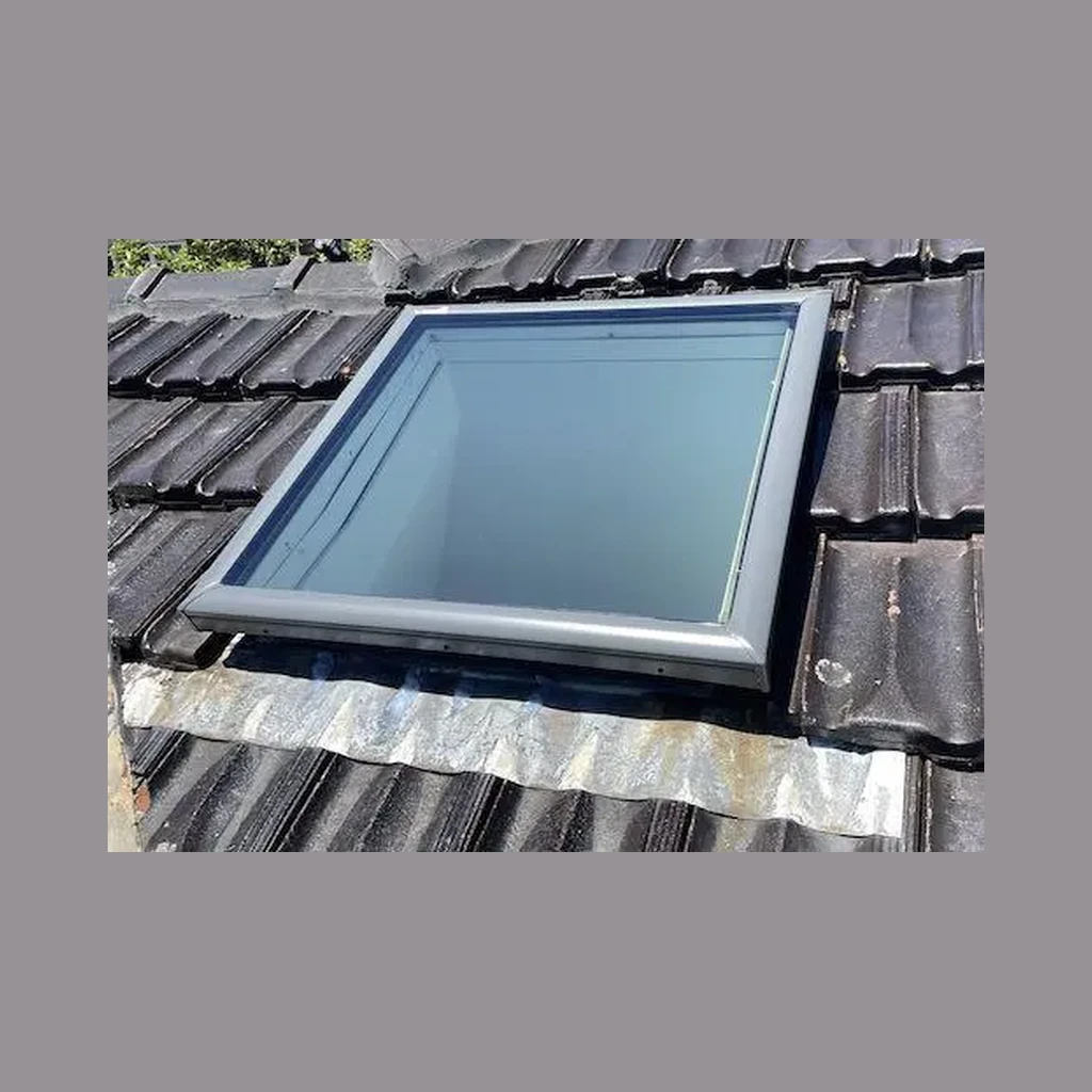 VELUX FCM flat roof skylight fitted to a tiled roof