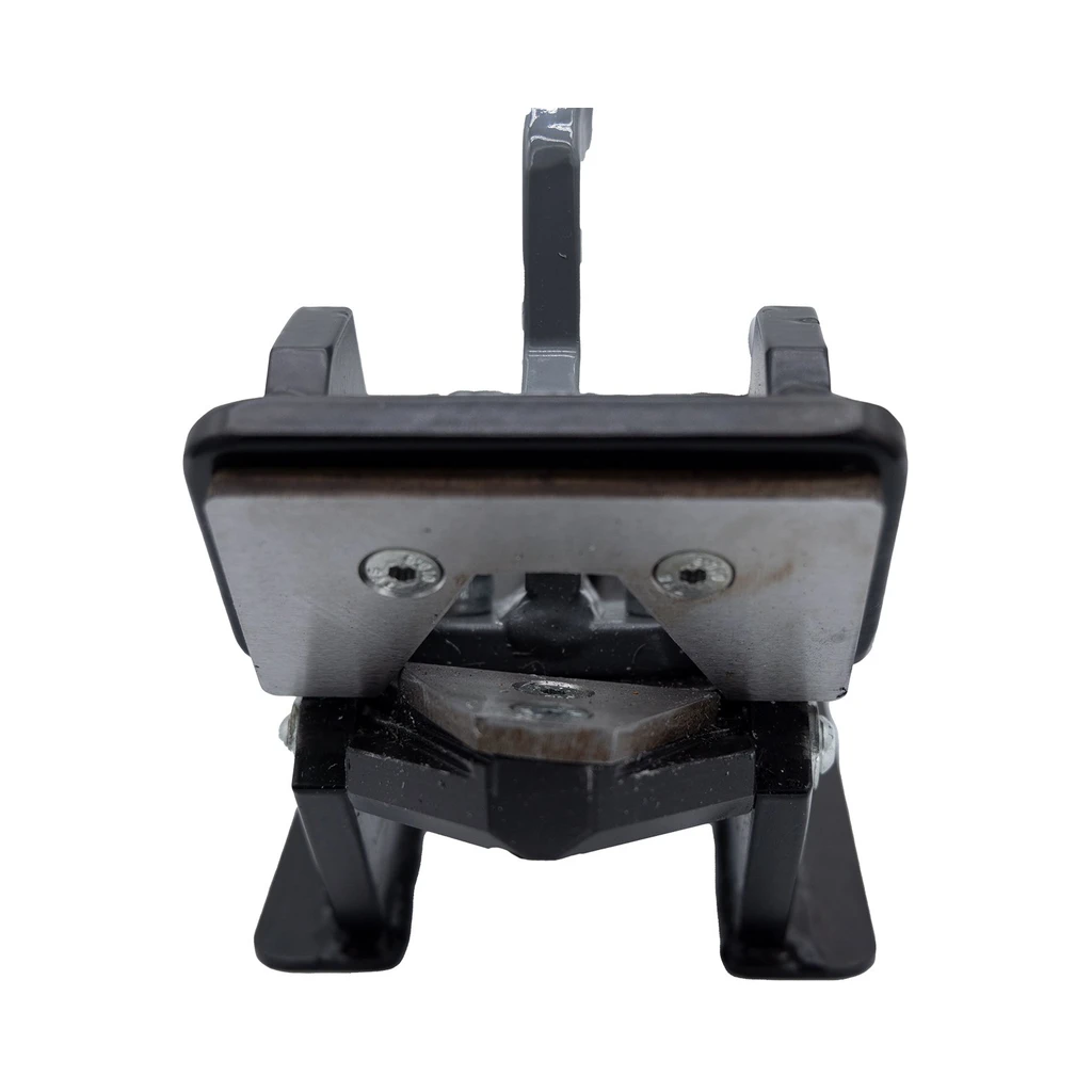 Front view of the blade head on the EERA Trimdek ridge cap notcher