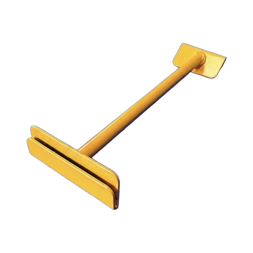 EERA turn up turn down tool for Klip-Lok and Trimdek, yellow T bar handle with the slotted end in front